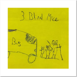 3 Blind Mice Posters and Art